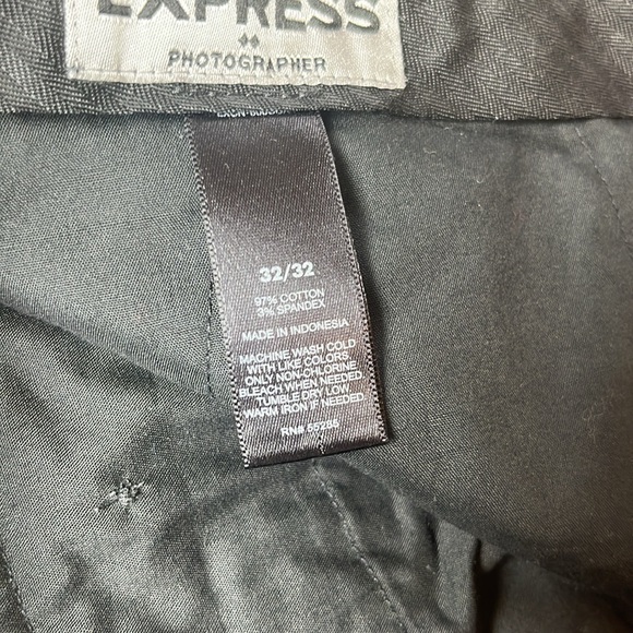 *Last Chance* Express Black Dress Pants 32/32 - Picture 3 of 6